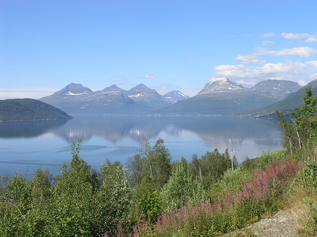 Balsfjord in central Troms