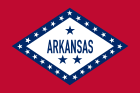 Drapeau de l'Arkansas de 1913 à 1924.