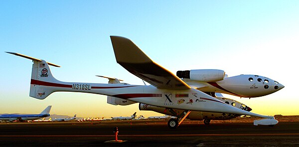 SpaceShipOne Flight 16P taxi pre launch