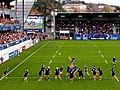 Lancé en touche des Françaises au stade Pierre-Fabre.