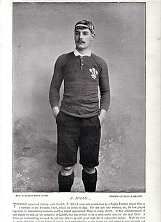 Frank Mills (rugby union) Wales international rugby union player