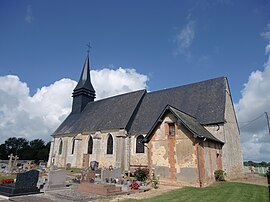 The church in Fresne-Cauverville