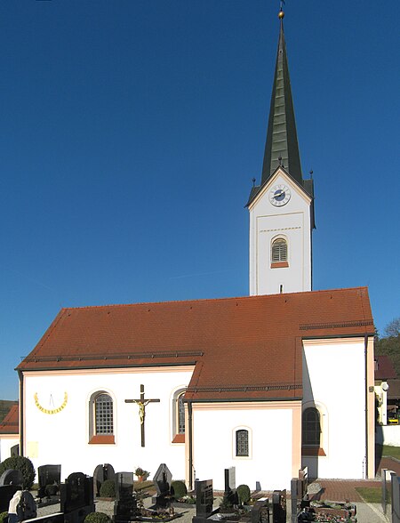 Frichlkofen Kirche Westansicht KS01