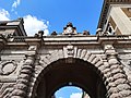 * Nomination Front gate of the Parliament House, Stockholm, Sweden -- ANKAN 07:22, 2 October 2021 (UTC) * Decline Tilted, oversharpened and too much contrast I guess --Poco a poco 08:17, 2 October 2021 (UTC)  Oppose Strange pattern in the stone surfaces. --Goran tek-en 11:23, 10 October 2021 (UTC)