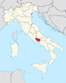 Localisation de Province de Frosinone
