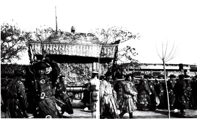 File:Funeral of Empress Cixi in 1908 by G.E.Morrison.png