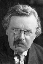 Thumbnail for File:G. K. Chesterton at work (cropped).jpg