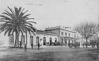 Gare de Cannes railway station in Cannes, France