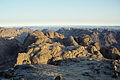 Mountains in Sinai, traditional region for the Israelite theophany