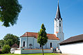 Catholic Church St. Stephan with wall