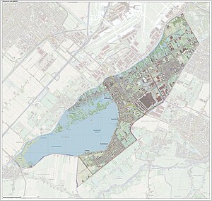 Topographic map of Aalsmeer, June 2015