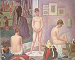 Georges Seurat - La poseuses PC 185.jpg