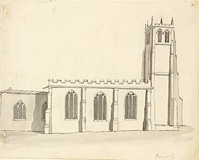 St George and St Mary's Church, drawn by Samuel Hieronymus Grimm (18th century) Gresley Church 005ADD000015537U00038000-SVC2-.JPG