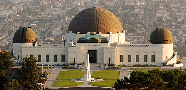 "The Catalyst", the album's first single, was first performed live at the Griffith Observatory (pictured).