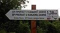 wikimedia_commons=File:Guidepost Prerast u kanjonu Zamne 0,38 km.jpg