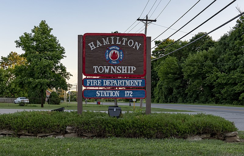 File:Hamilton Township Fire Department Sign 2.jpg