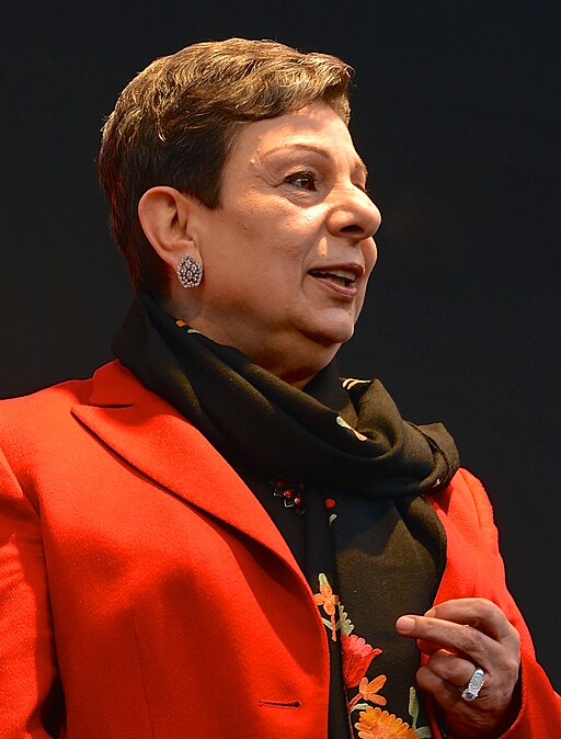 Hanan Ashrawi in August 2013