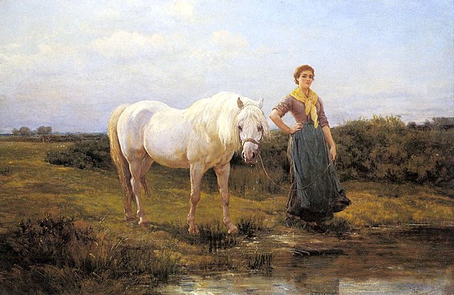 640px-Hardy_Heywood_-_Noonday_Taking_A_Horse_To_Water_1877.jpg (640×416)