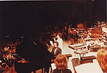 Hayedeh in a concert at Royal Albert Hall, London, 1987