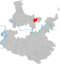 Situació de Heddesbach dins del districte de Rhein-Neckar