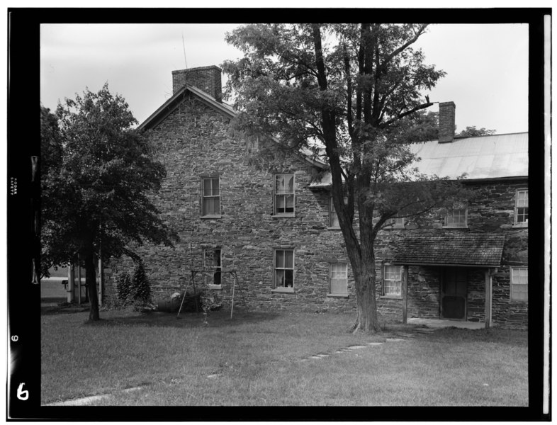 File:Historic American Buildings Survey, Frederick Tilberg, Photographer July, 1950 SIDE ELEVATION. - Black Horse Tavern, Fairfield Road (Cumberland Township), Gettysburg, Adams County, HABS PA,1-GET.V,5-1.tif