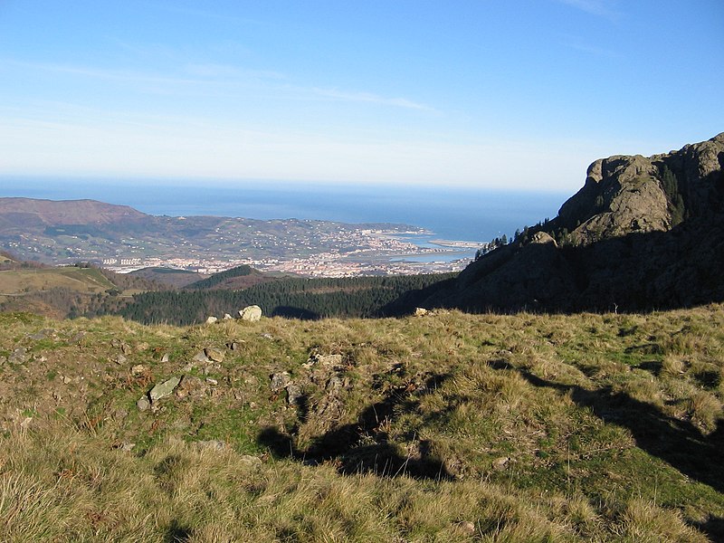 File:Hondarribia and Irun from Aiako Harria.jpg