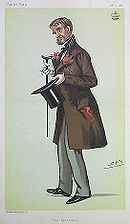 Vanity Fair caricature of Hungerford Crewe, a school benefactor Hungerford Crewe Vanity Fair 7 January 1882.jpg