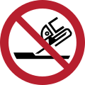 P032 – Do not use for face grinding