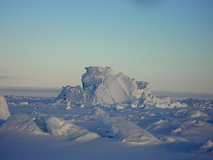 A captive iceberg in Resolute Bay