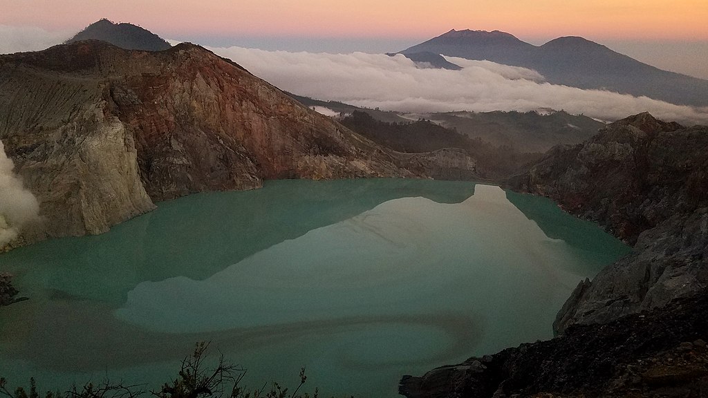 Ijen Volcano at dawn