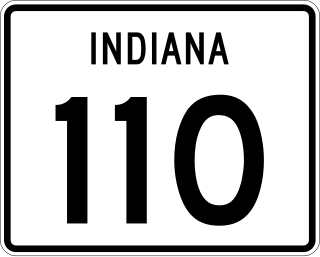 <span class="mw-page-title-main">Indiana State Road 110</span> State highway in Indiana, United States