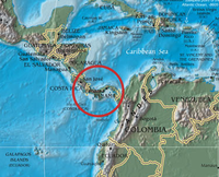 L'isthme de Panama entre l'Amérique du Nord et l'Amérique du Sud