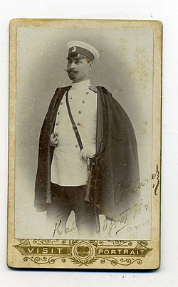 Капитан Стойчев на 30 август 1894 г. Фото Братя Черневи, Враца