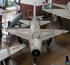 J-7I fighter at the Beijing Military museum.jpg