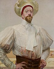 Self-Portrait in a White Attire, Jacek Malczewski, 1914