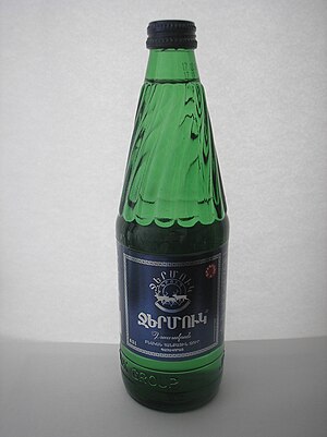 Jermuk is a bottled mineral water originating from the town of Jermuk in Armenia, and bottled since 1951