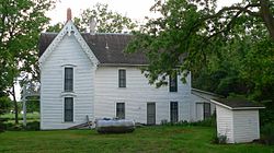 Jesse C. Bickle house from NE 1.JPG