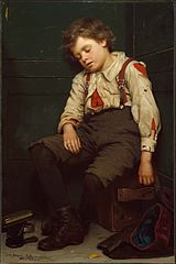 Tuckered Out —The Shoeshine Boy