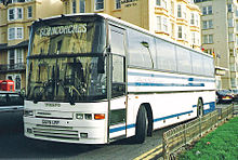A 1990 Scancoaches of London Jonckheere Deauville bodied Volvo B10M Jonckheere Deauville.jpg