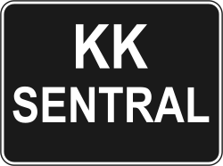 KK Sentral sign.svg