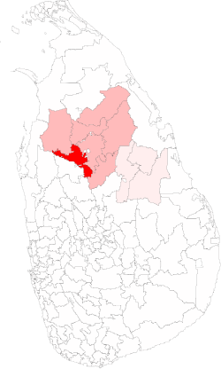 Location of Kalawewa