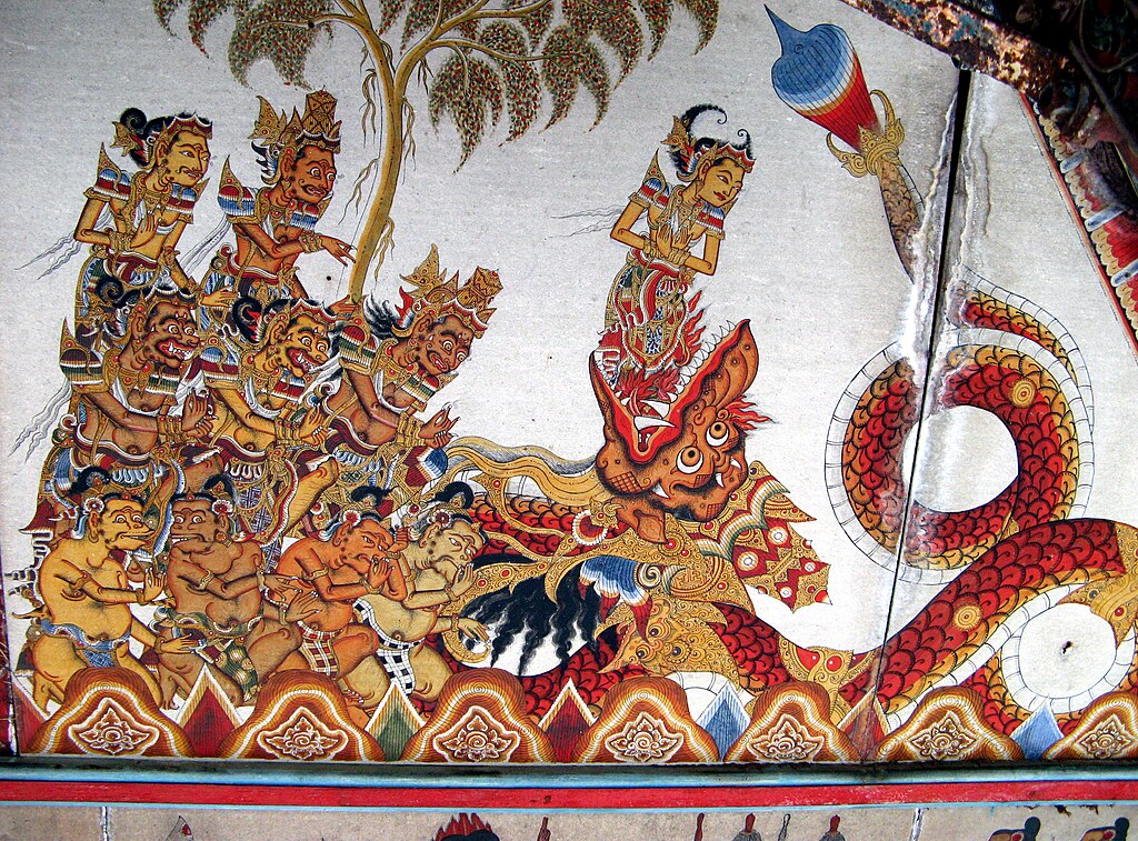 Kerta Gosa, Ramayana Scene, Bali 1544