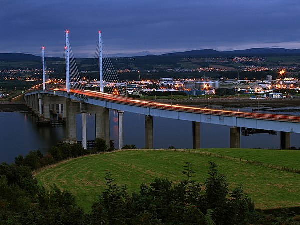 Evening at Kessock Bridge