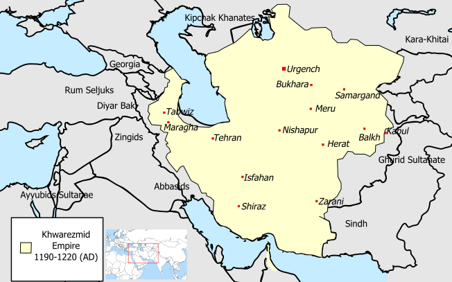 Датотека:Khwarezmian Empire 1190 - 1220 (AD).svg