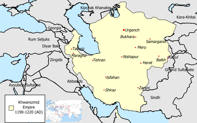 File:Khwarezmian Empire 1190 - 1220 (AD).svg