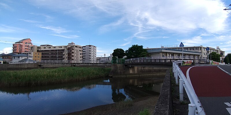 File:Kin-mon Bridge Muromi-3-chōme Sawara-ku Fukuoka City Yayoi-Muromi 20220809.jpg