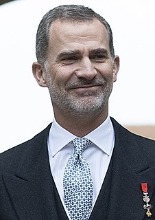 Felipe VI King of Spain since 2014