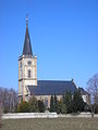 Kirche mit Ausstattung, Kirchhof, Friedhof und Mauer