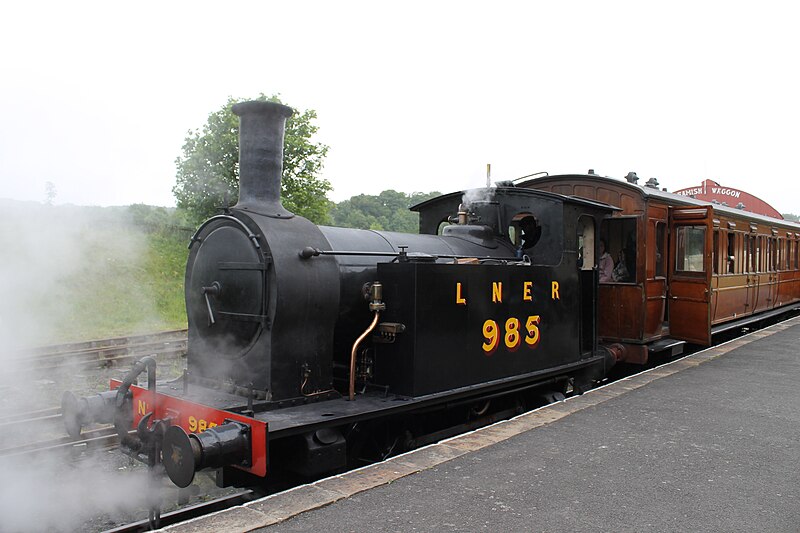 File:LNER No. 985, Town railway, Beamish Museum, 4 June 2011.jpg