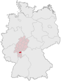 Localização de Offenbach na Alemanha